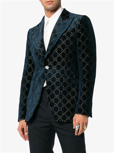 gucci velvet suit mens|Gucci men's ready to wear.